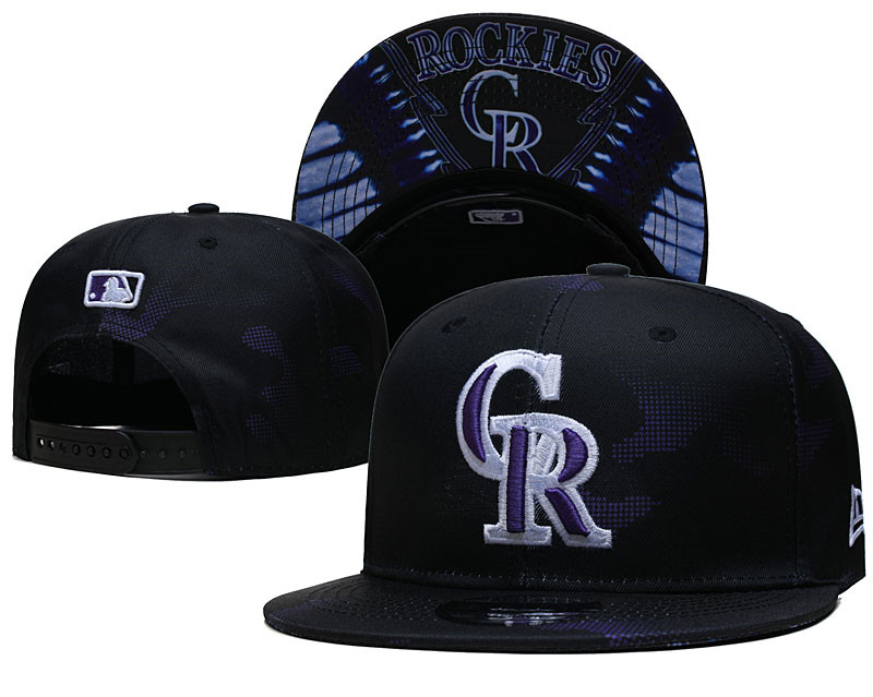 MLB Colorado Rockies Stitched Snapback Hats 006